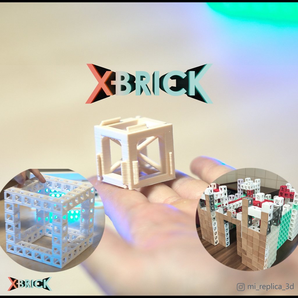 XBRICK – Print-in-Place Modular Building Cube