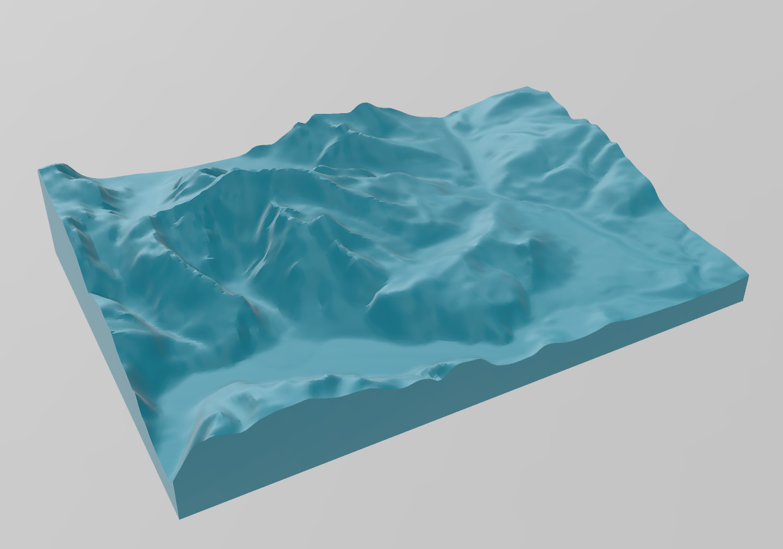 Mountain Topography - Watzmann & Königssee