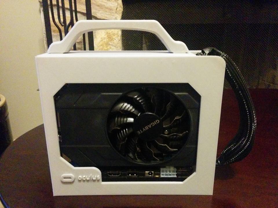 External Case for a Mini-ITX GTX 970 and EXP GDC Adapter (v8.0)