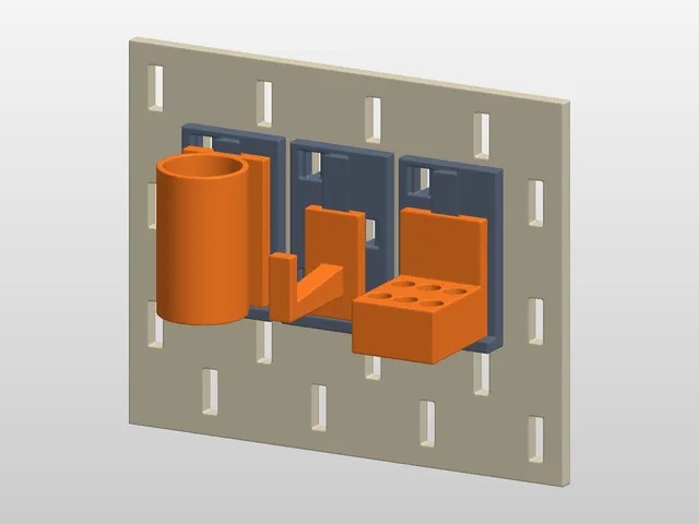 SkadLock – tool-free, lockable modular system for IKEA Skådis