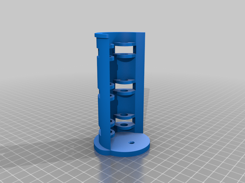 Bearing seated filament spool holder