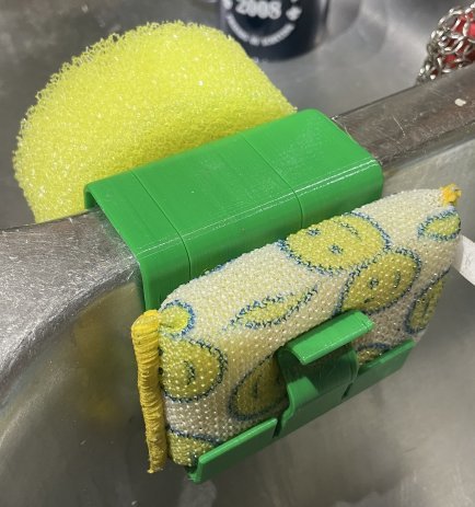 STL file Scrub Daddy Sponge Holder 🧽・3D printable design to