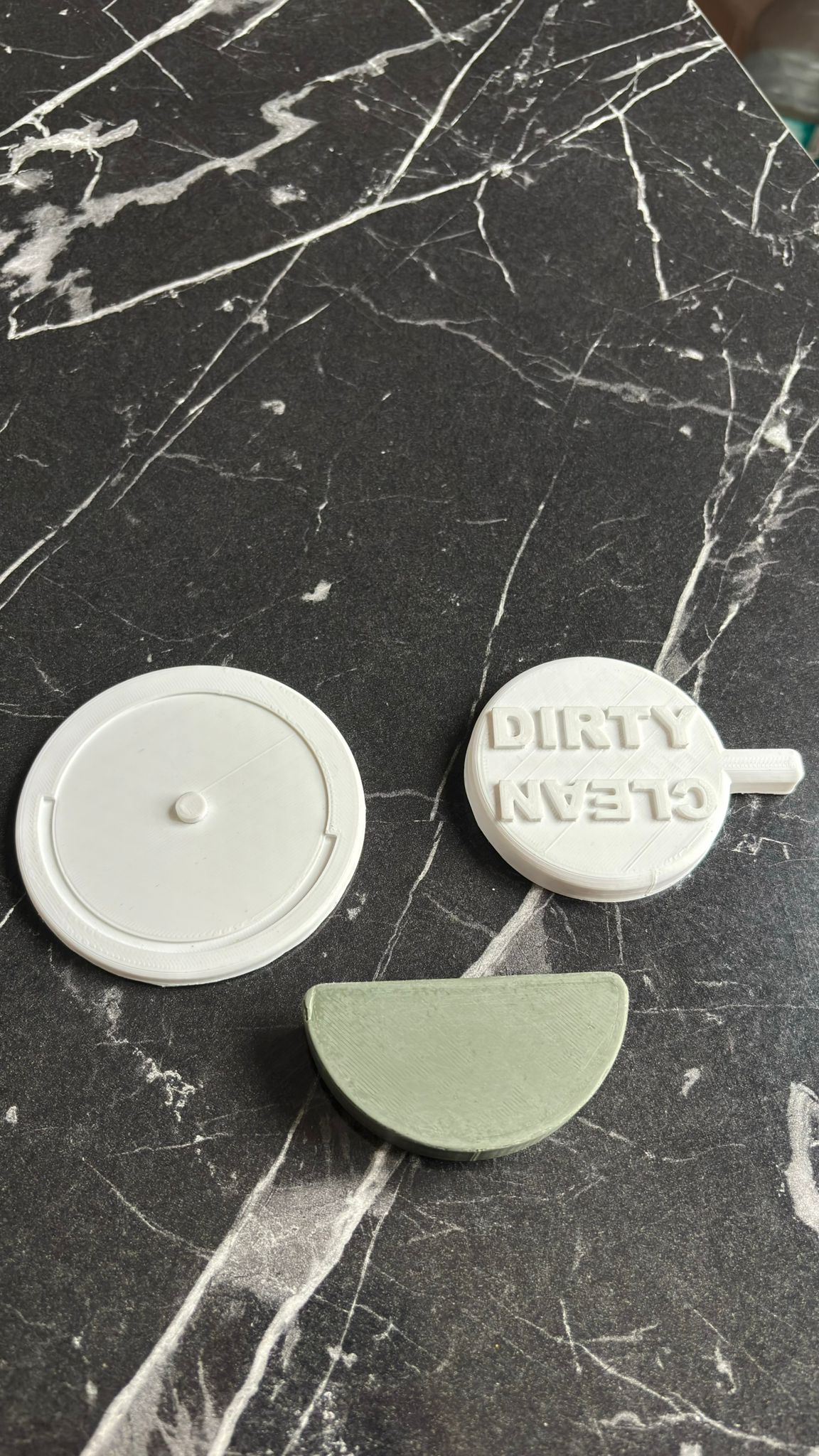 Dishwasher Status Sign - Remix (6x2 Magnet & Modular Shield) — miniatura 3