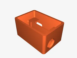 Wemos D1 mini case with Power Jack by Lorenz Nimmervoll, Download free STL  model