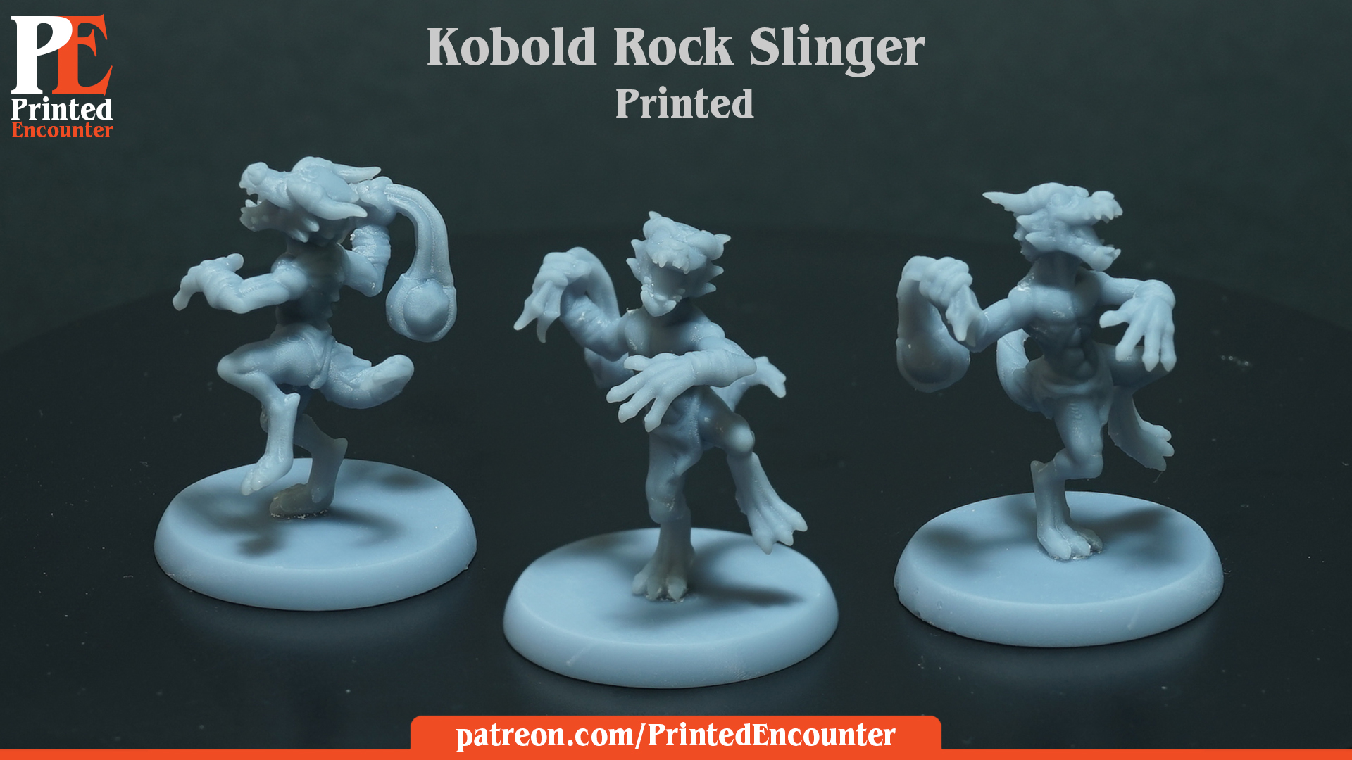 Kobold Rock Slinger by Printed Encounter | Download free STL model ...