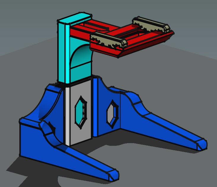 Phone stand for scanning A4 paper