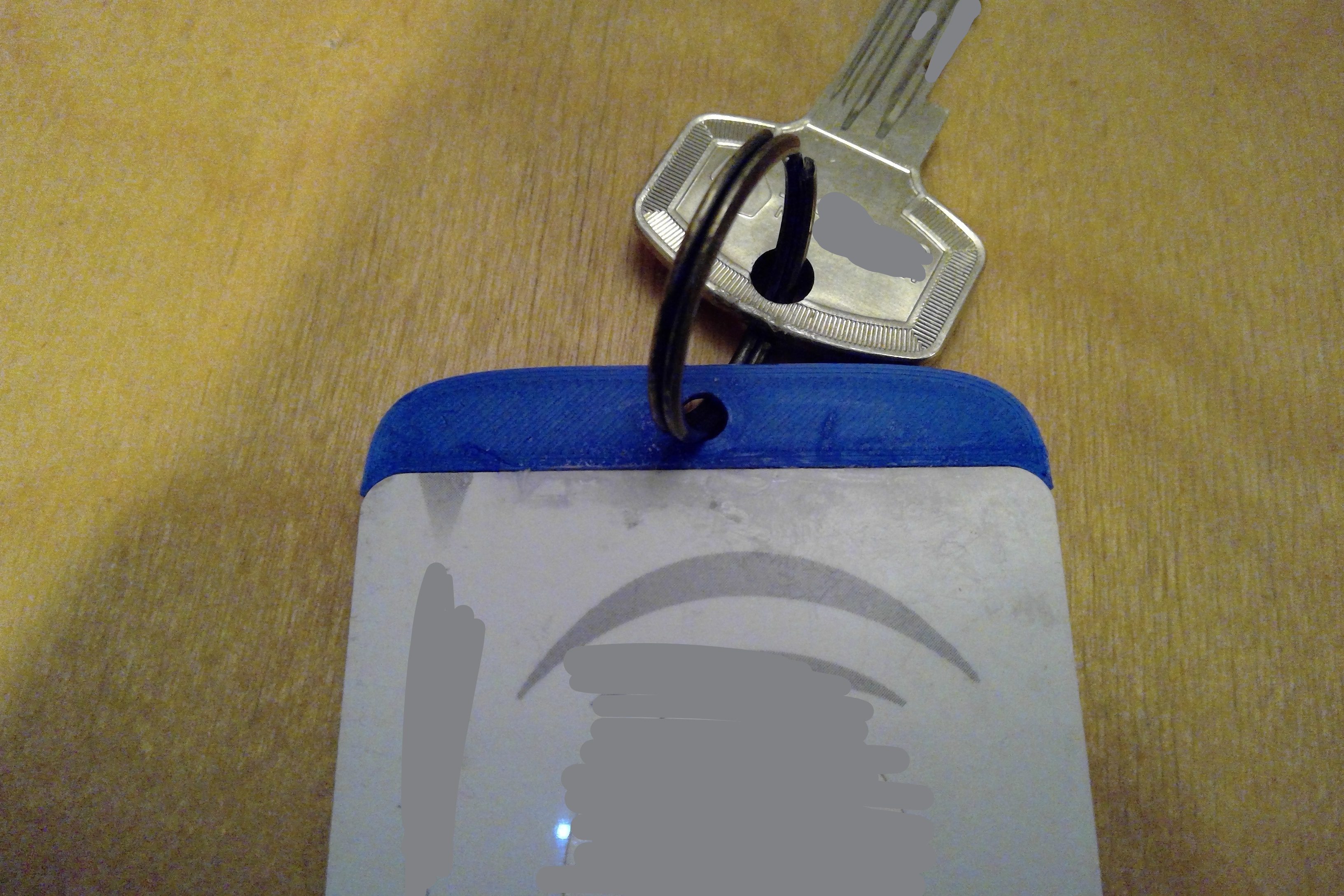 Card holder, keycard keychain adapter