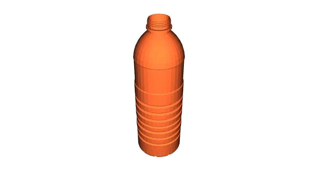 Sleek Minimal Water Bottle with Water Leak Proof Lid 3D model 3D printable