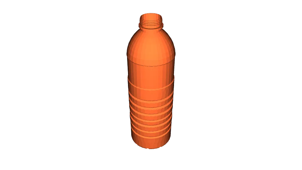 Parametric Water / Beer Bottle Clip by kdub, Download free STL model