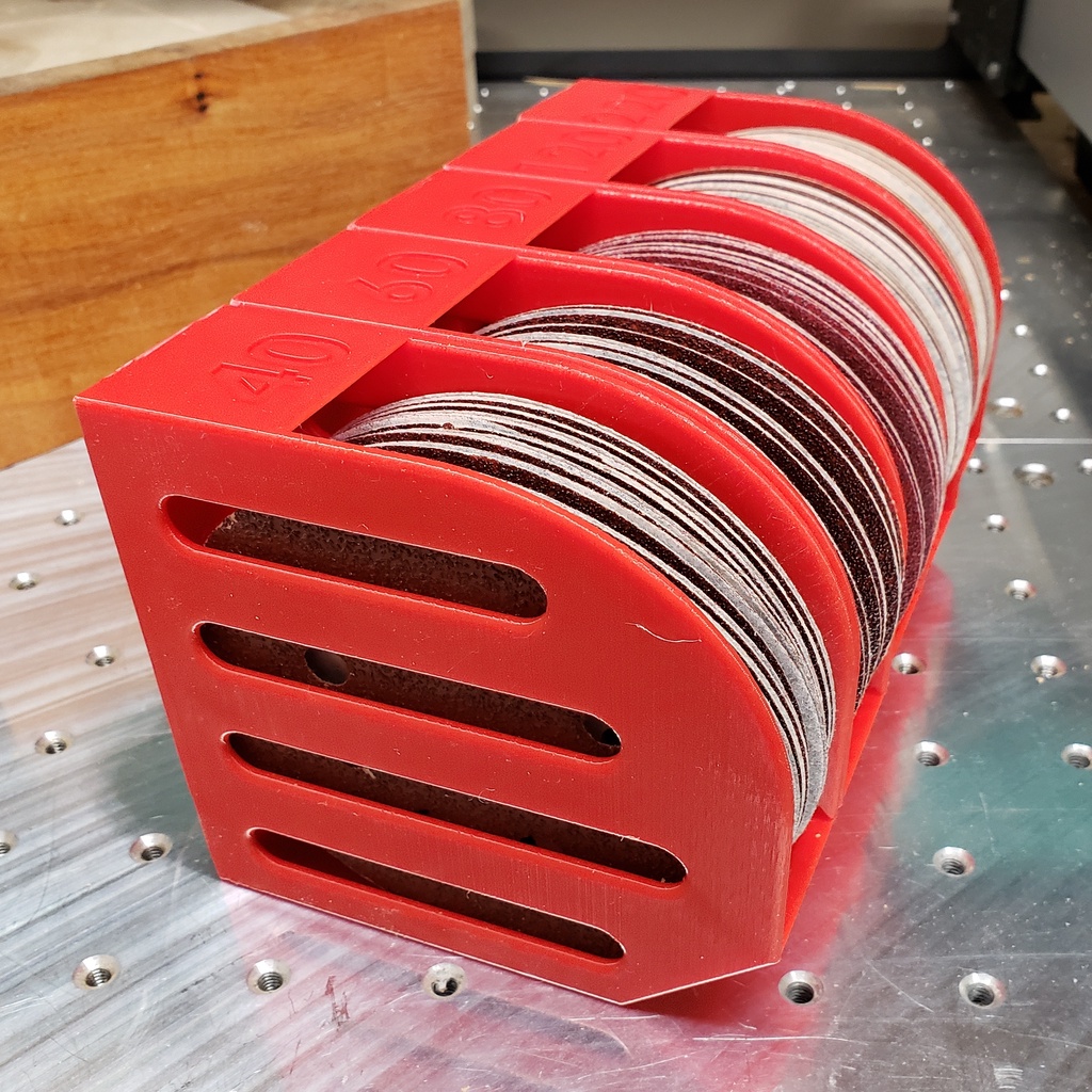 5" Sanding Pad Holder by SkippyMcSlappyPants Download free STL model
