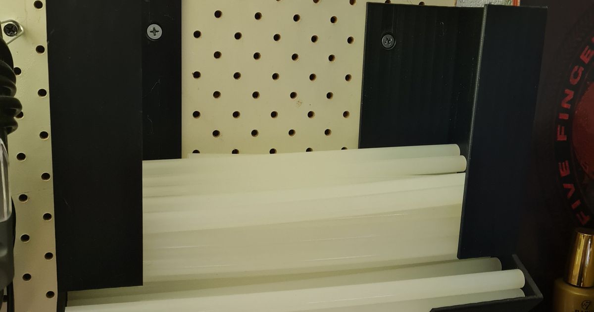 Hot glue stick dispenser by StandardPickle Download free STL model