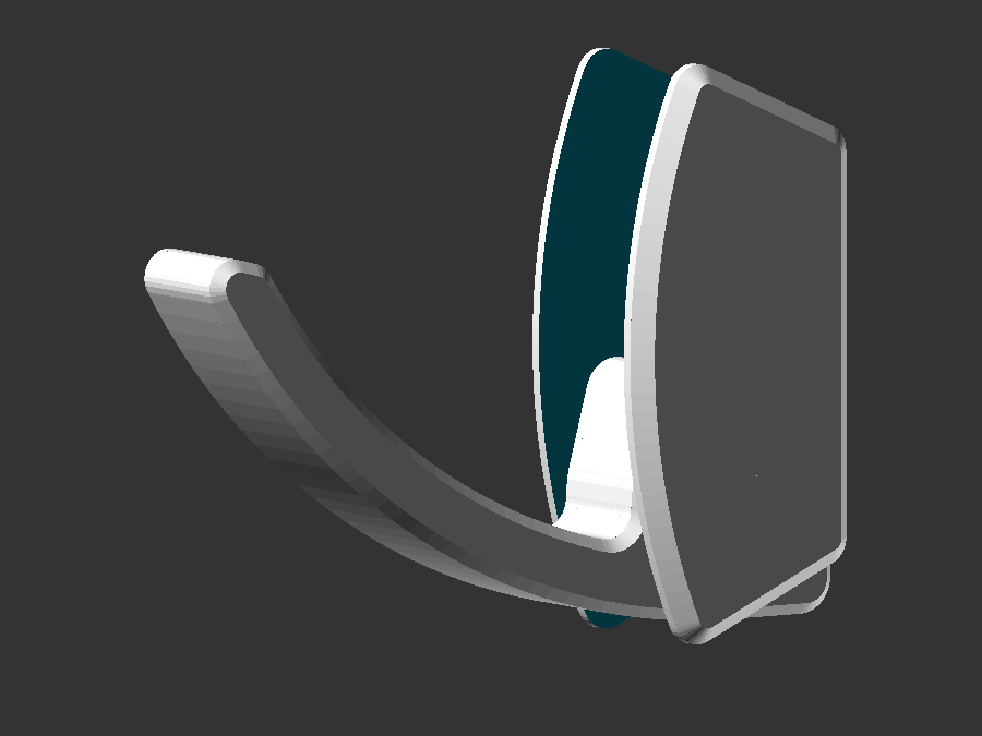 Miniatura 8 do modelo 3D dual folding Wall Hook