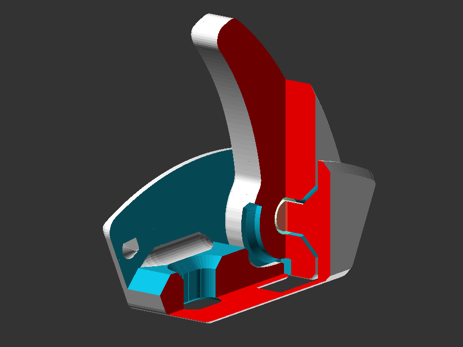 Miniatura 2 do modelo 3D dual folding Wall Hook