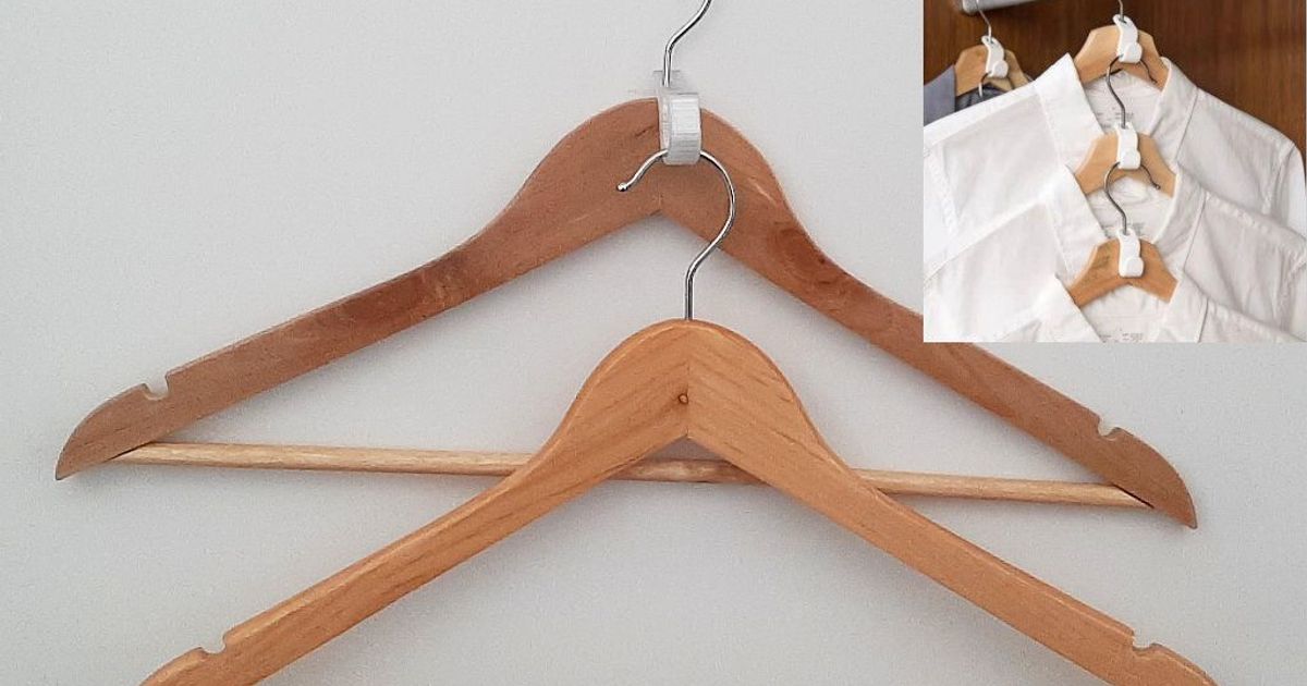 Coat hanger extender hook by Markus, Download free STL model
