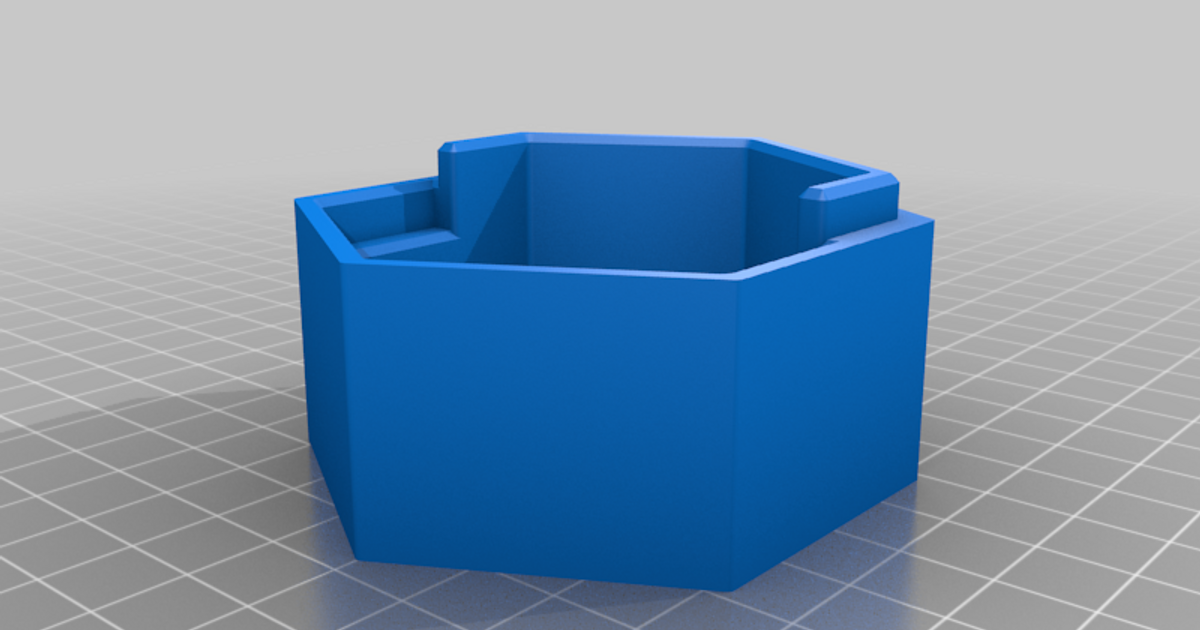 Simple Interlocking Hexagonal CNC Box by Atom's Lab | Download free STL ...