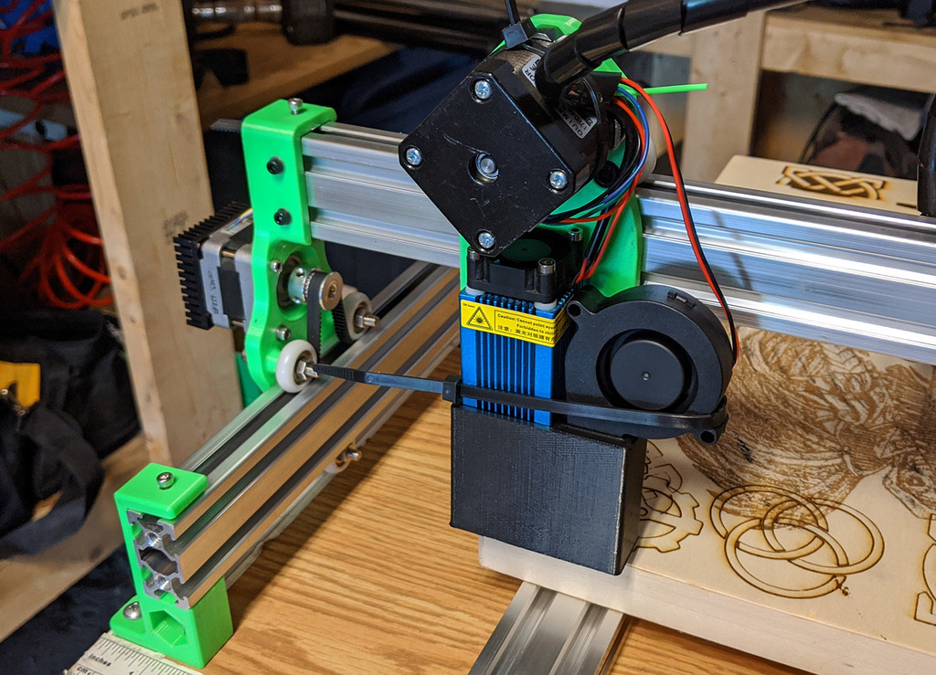 Miniatura 8 do modelo 3D Laser Engraver - Simple DIY GRBL XY Plotter