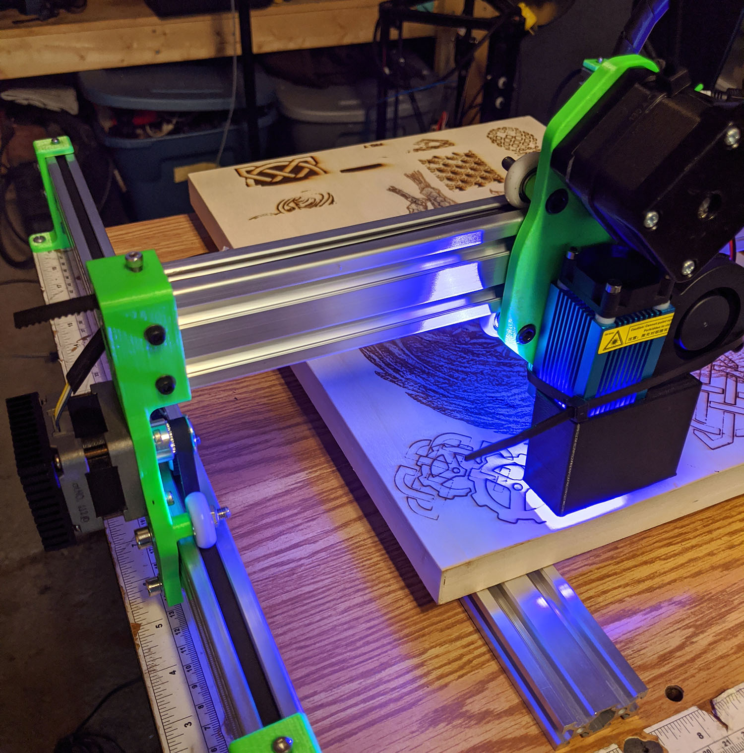 Laser Engraver - Simple DIY GRBL XY Plotter by Atom's Lab | Download ...