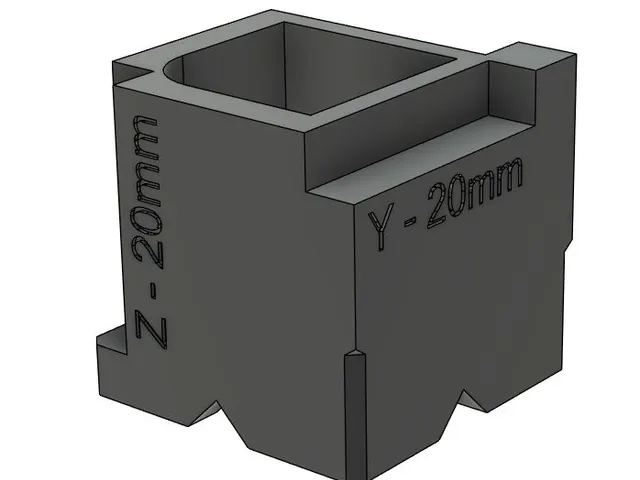 Better 3 axis calibration cube