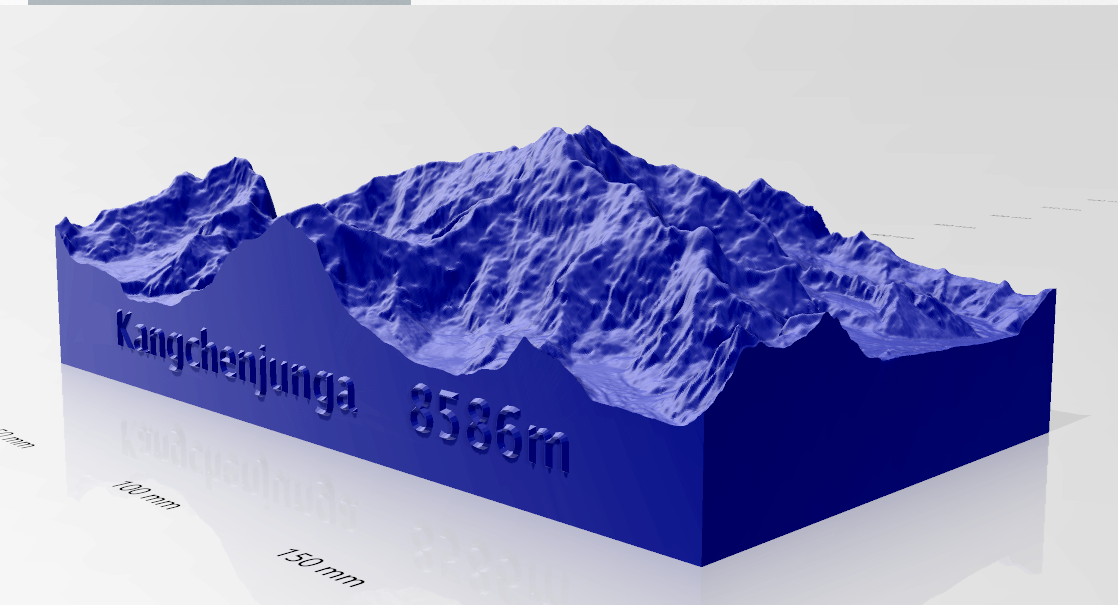 Kanchenjunga 3D model