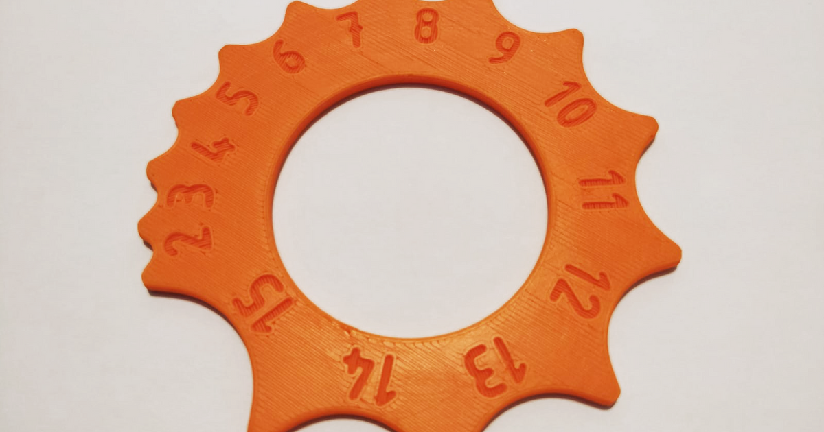 Compact Radius Gauge by kh4rj0 Download free STL model