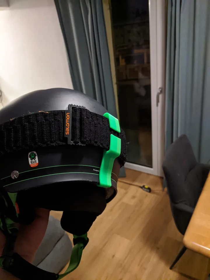 Helmet-clip for goggles by Florian Kals | Download free STL model |  Printables.com