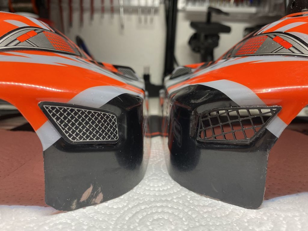 Team Corally Python Body Air Intake Mesh