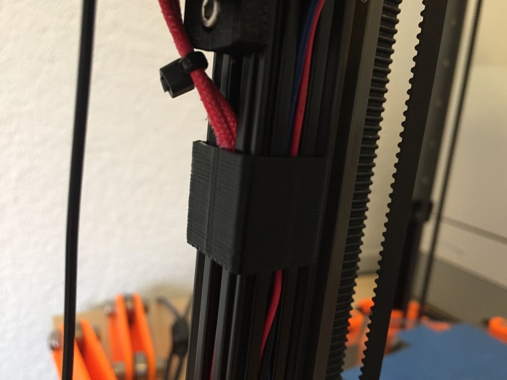 Cable Clip for aluminium extrusions, parametrizable