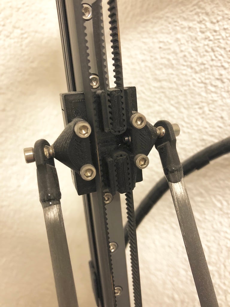 Kossel Mini carriage for IGUS DryLin TWE-04-12