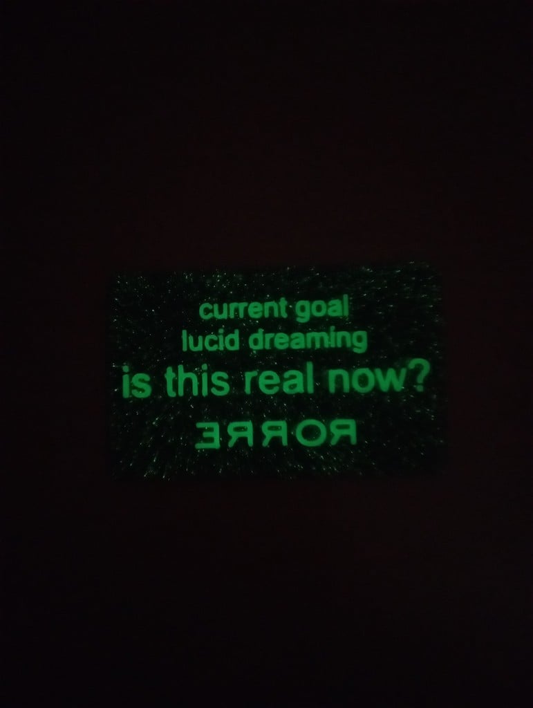 Lucid dream card