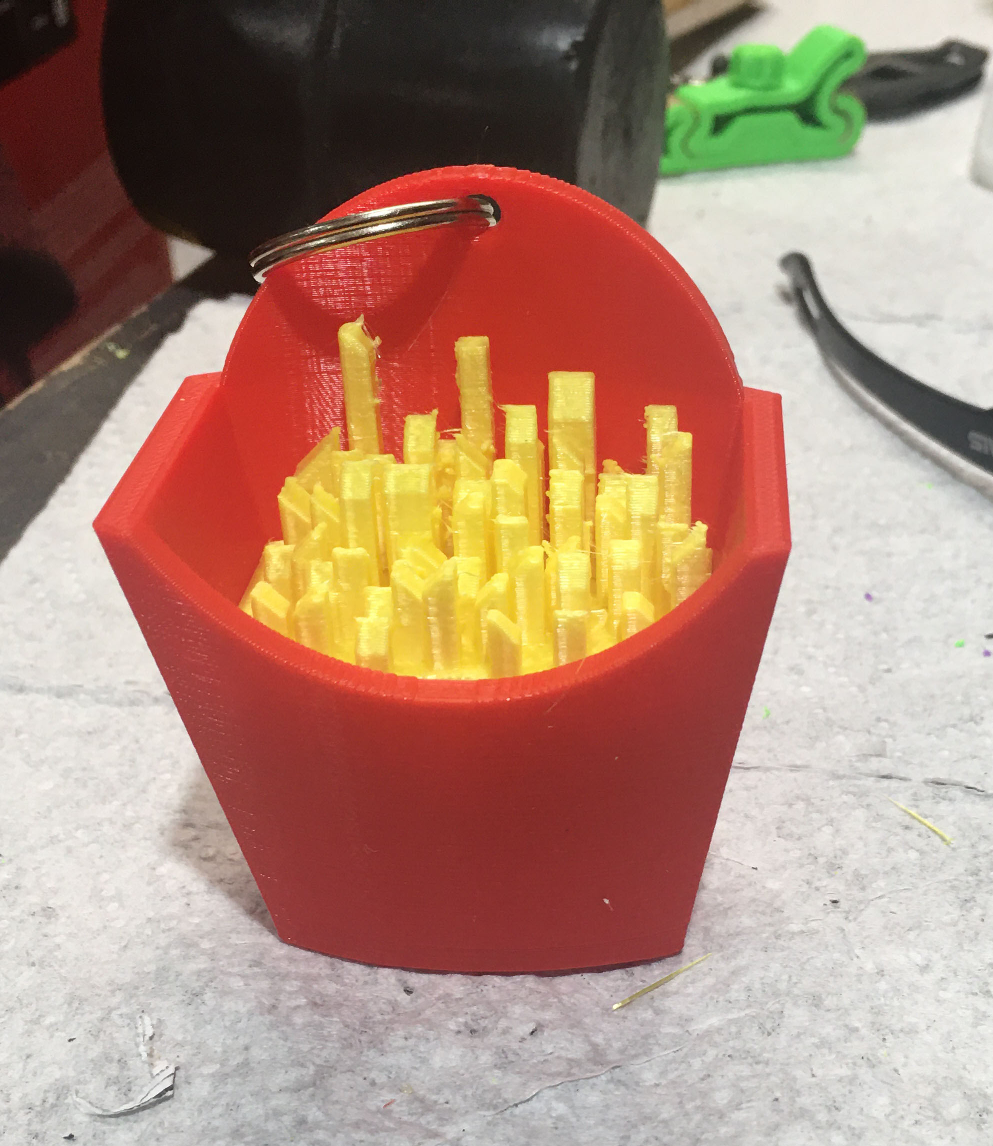 Fry Box Keychain