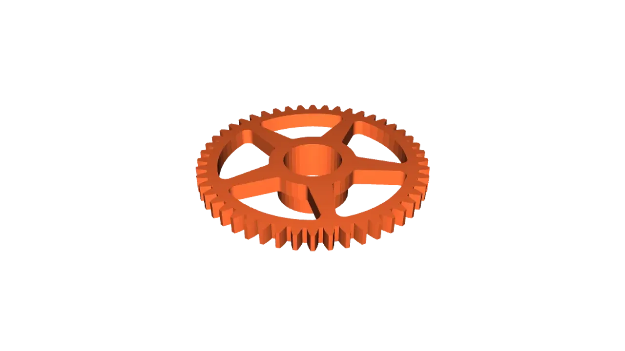 48 Tooth Technic Lego Chain Sprocket (1/2＂ Inner Diameter) by