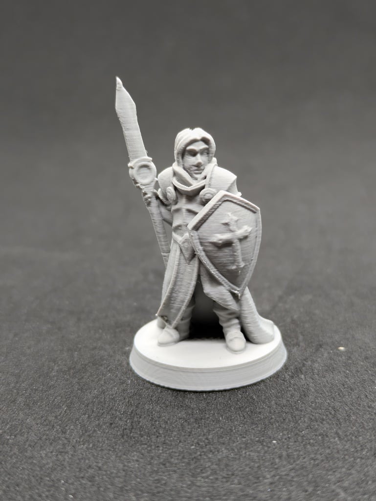 Human cleric FDM supportless — miniatura 2
