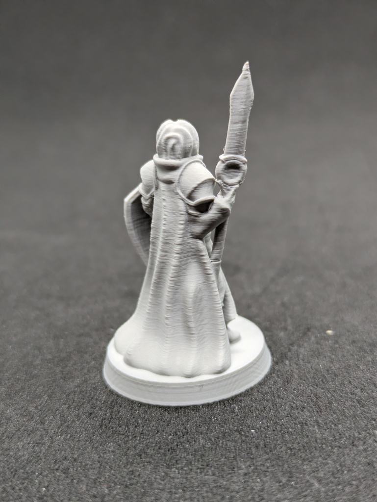 Human cleric FDM supportless — miniatura 3