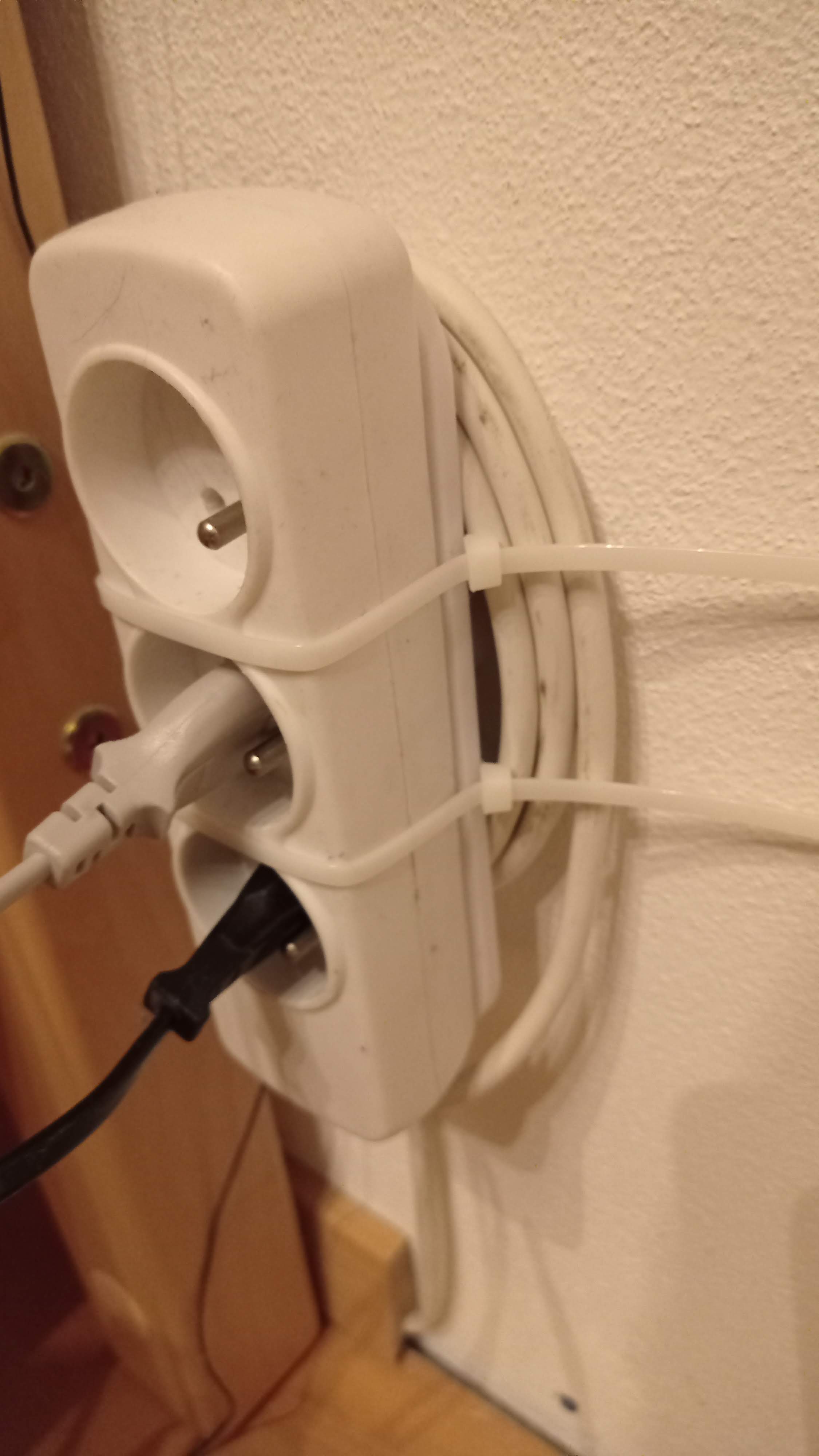 Socket holder and cable management
