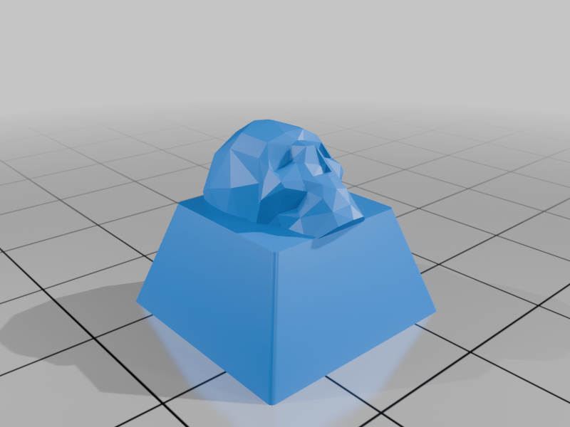 Miniatura 2 do modelo 3D Skull Keycap