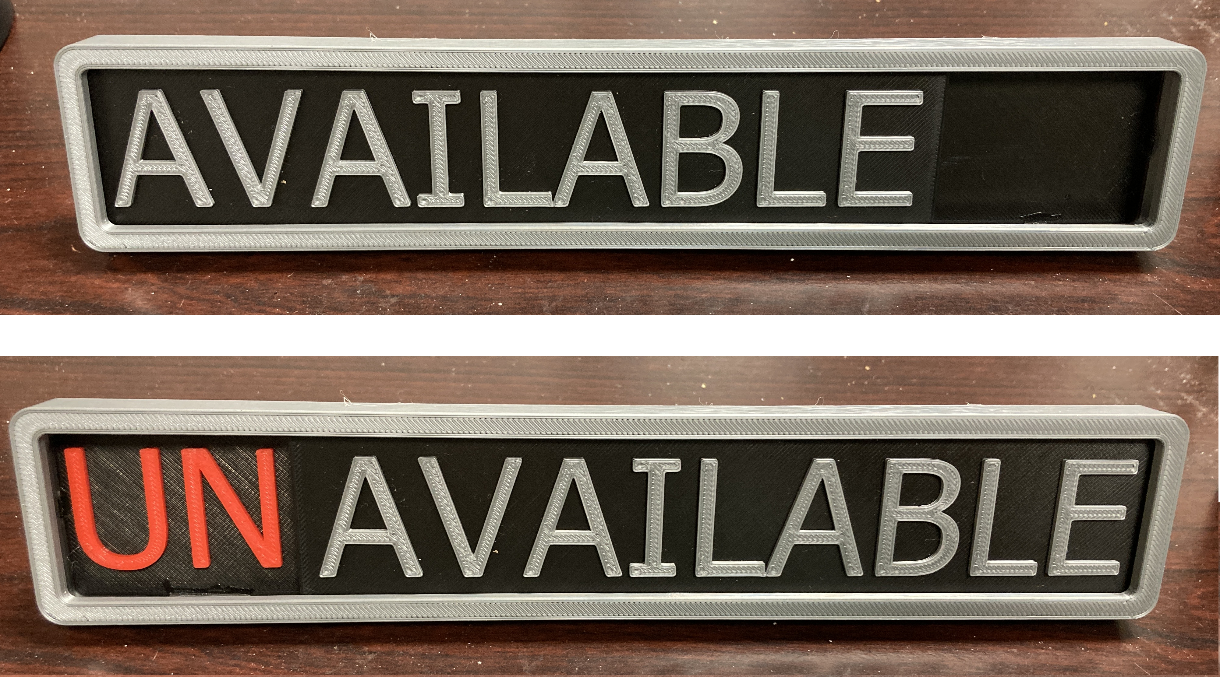 UN-AVAILABLE office sign - no MMU required