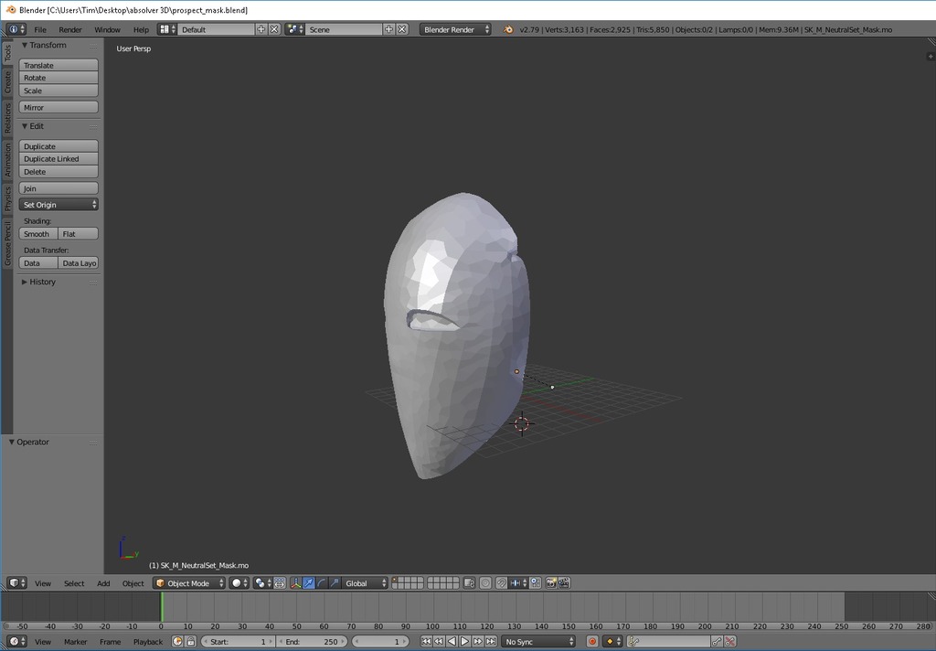 Prospect mask