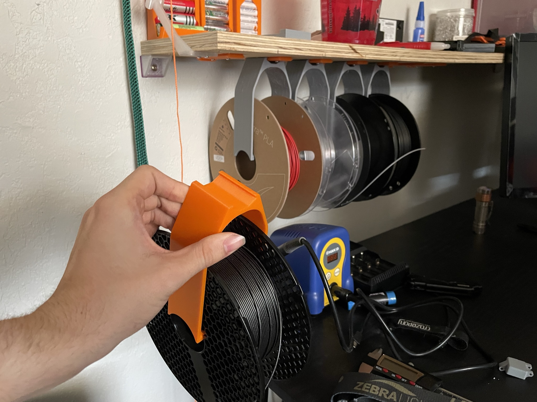 Miniatura 2 do modelo 3D Spool Hanger