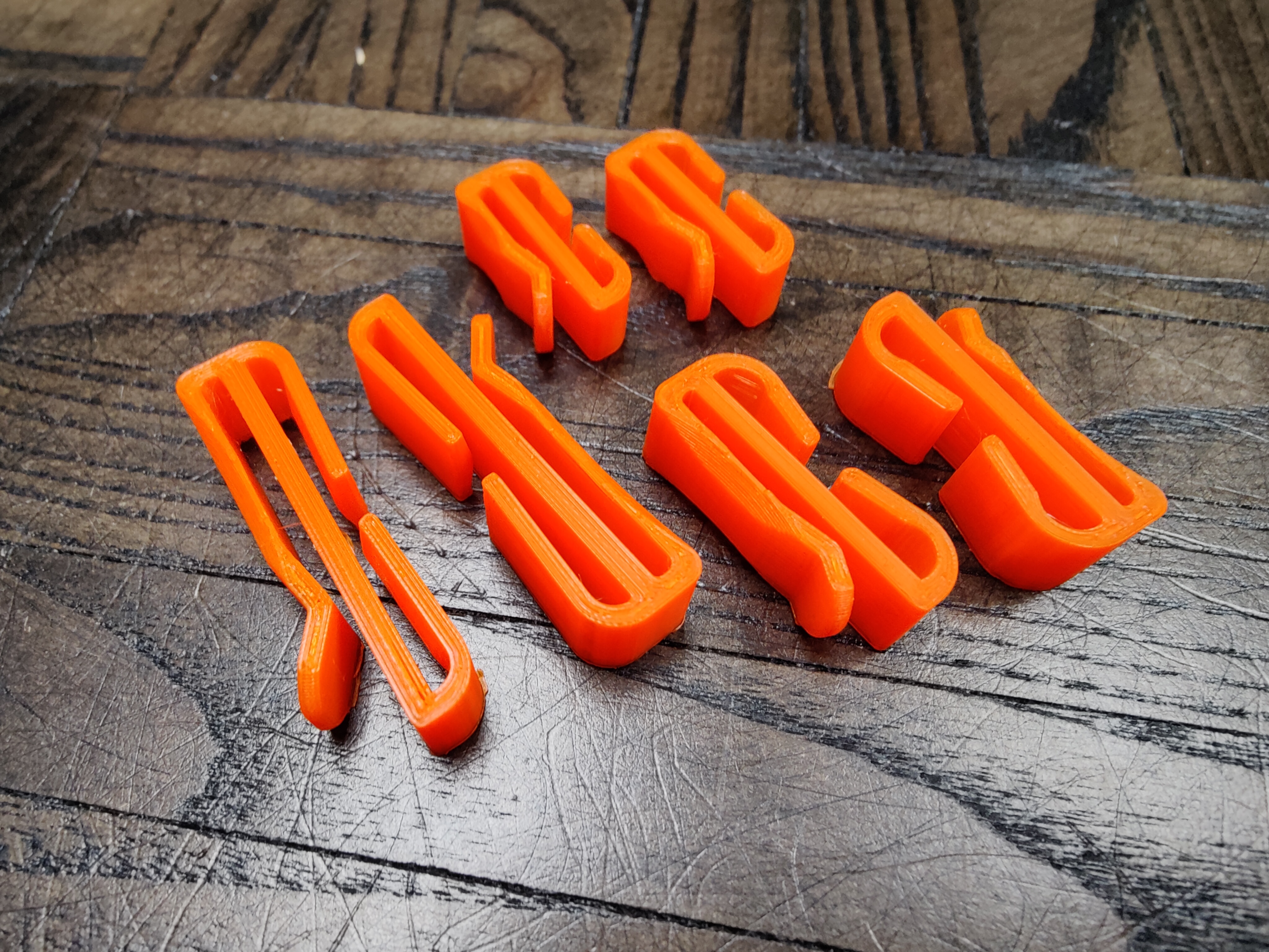 Miniatura 6 do modelo 3D Backpack strap clips