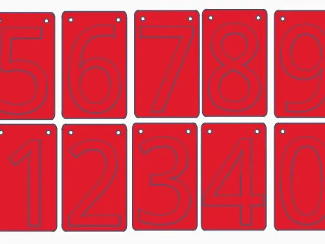 Digits for scoreboards