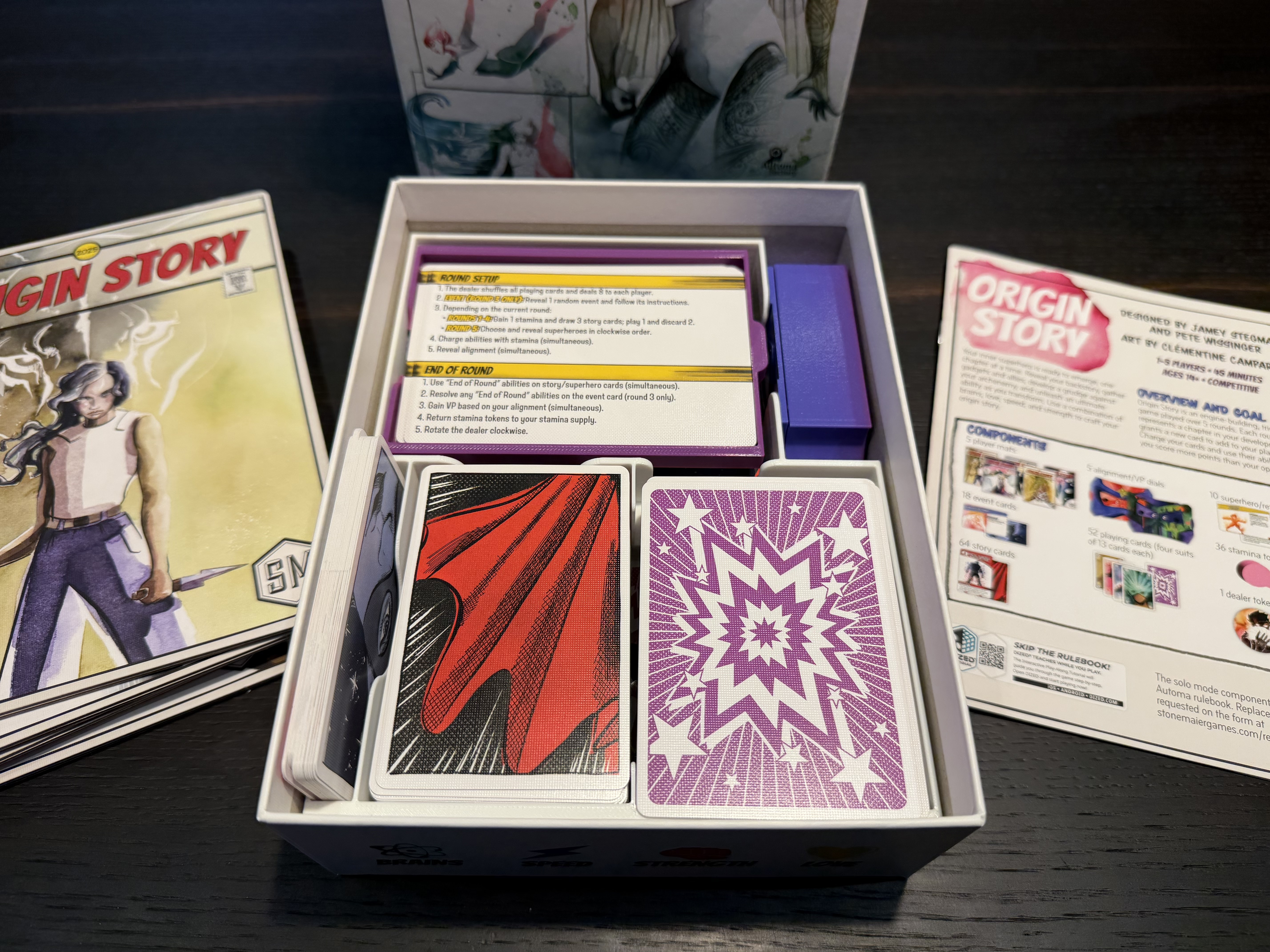 Origin Story Board Game Organizer