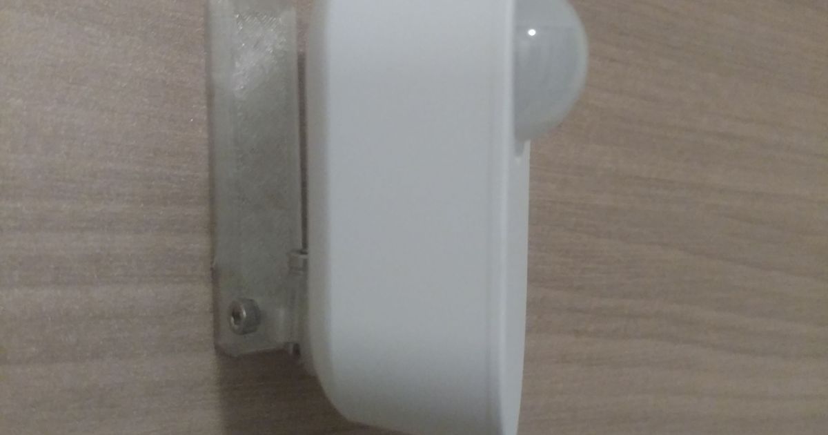 Adjustable IKEA motion sensor mount by Foppemoa Download free STL model