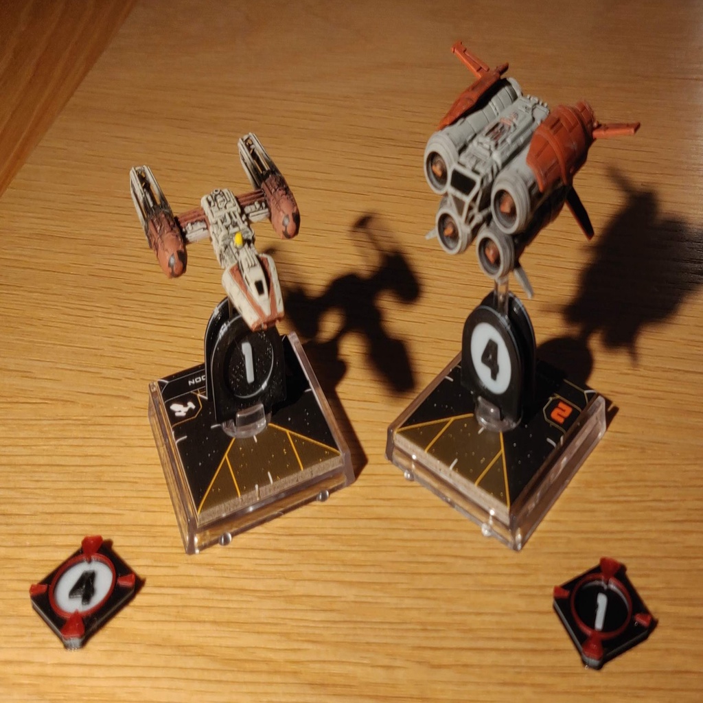XWing Miniatures Ship Numbers and Target Lock Tokens by