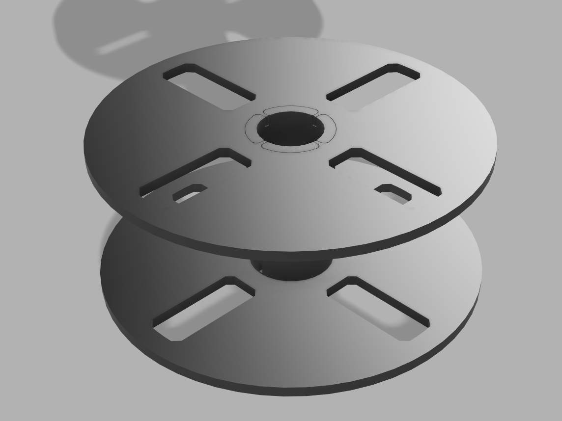 Miniatura 2 do modelo 3D Filament sample spool