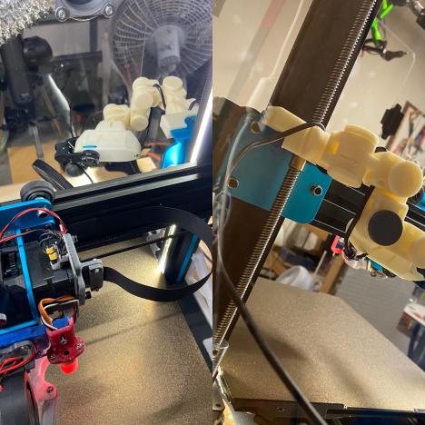 Sidewinder X1 Z Rod Plate Platform