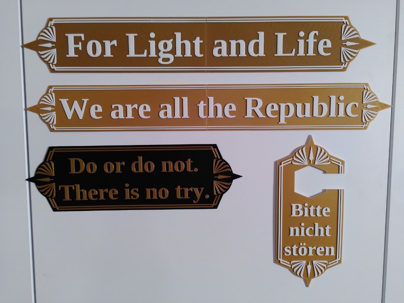 Star Wars Signs and Door Hanger
