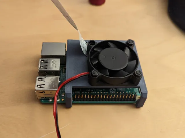 Raspberry Pi 40mm Clip on Fan Mount