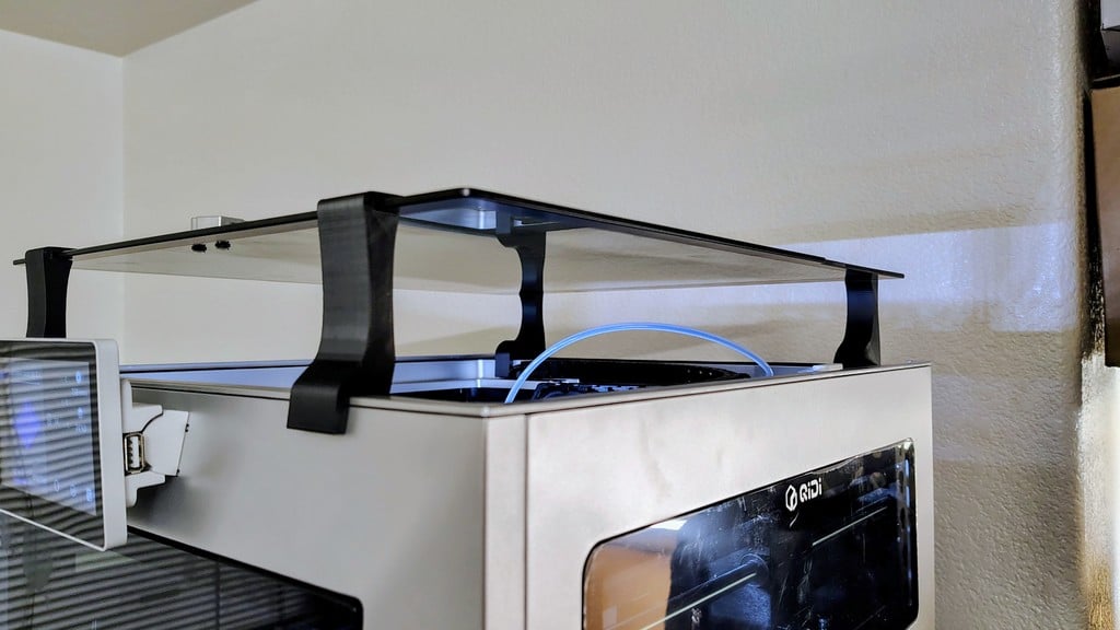 Qidi Q2 Top Glass Riser Set