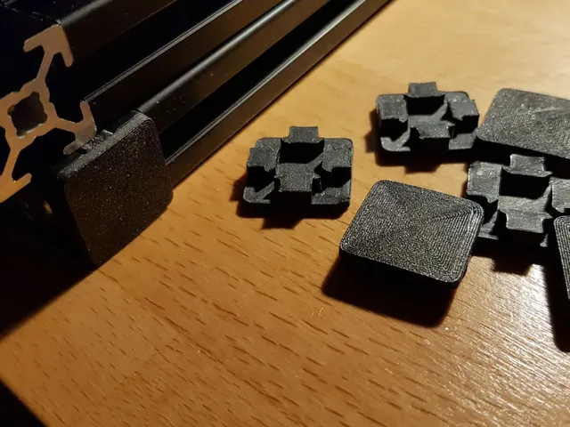 Endcap 20x20 9mm square in the middle Remix