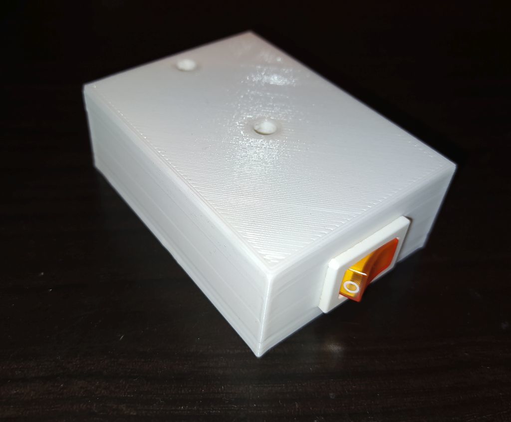 Switch mounting box for 13x19mm DPDT switch by ppeterka | Download free ...